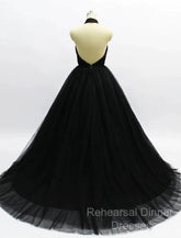 Ball Gown Semi Formal Prom Dresses Open Back Dress Wedding Party Court Train Sleeveless Halter Tulle Backless With Pleats